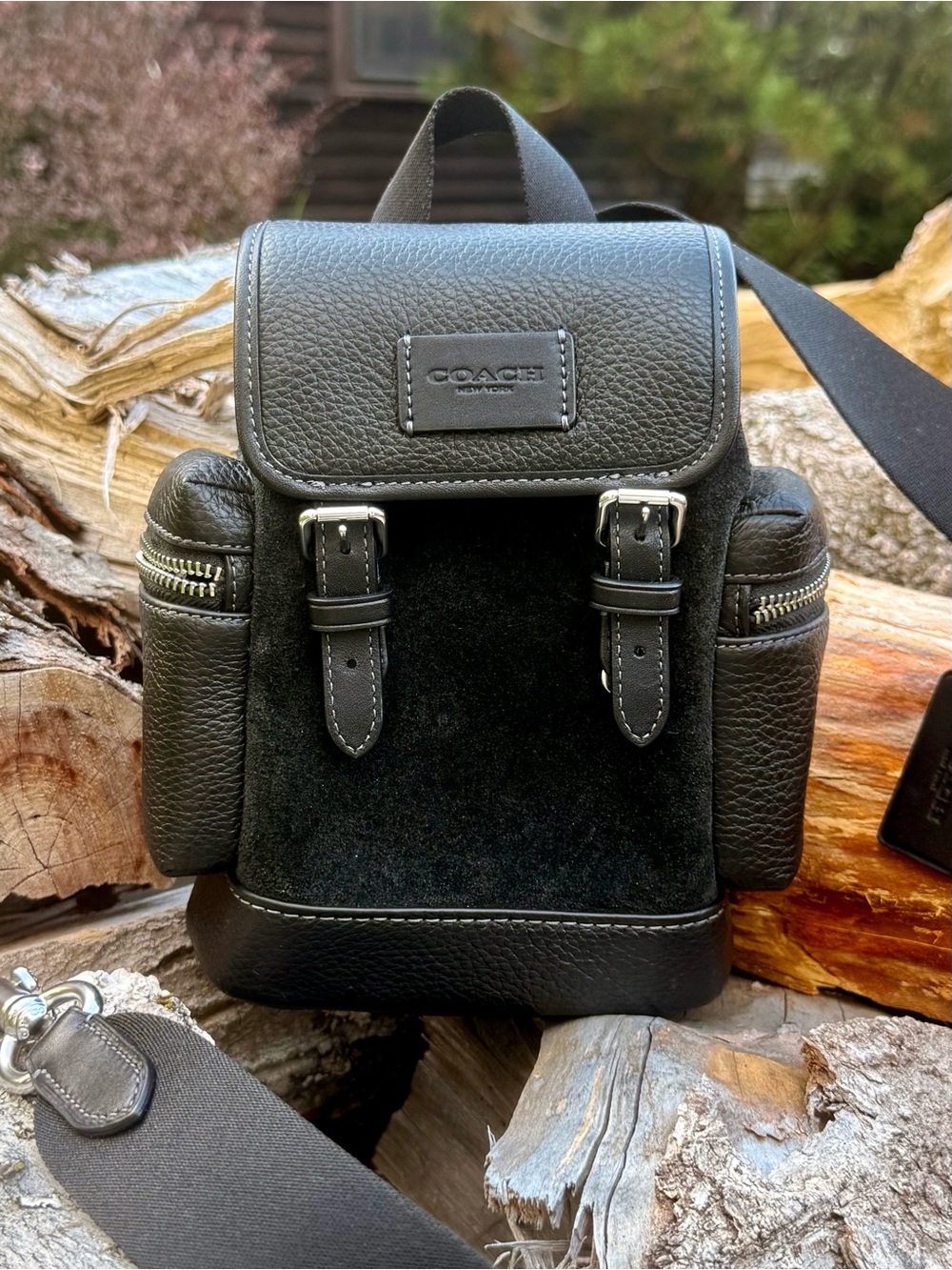 Coach Sprint Sling Suede Bag CCE79